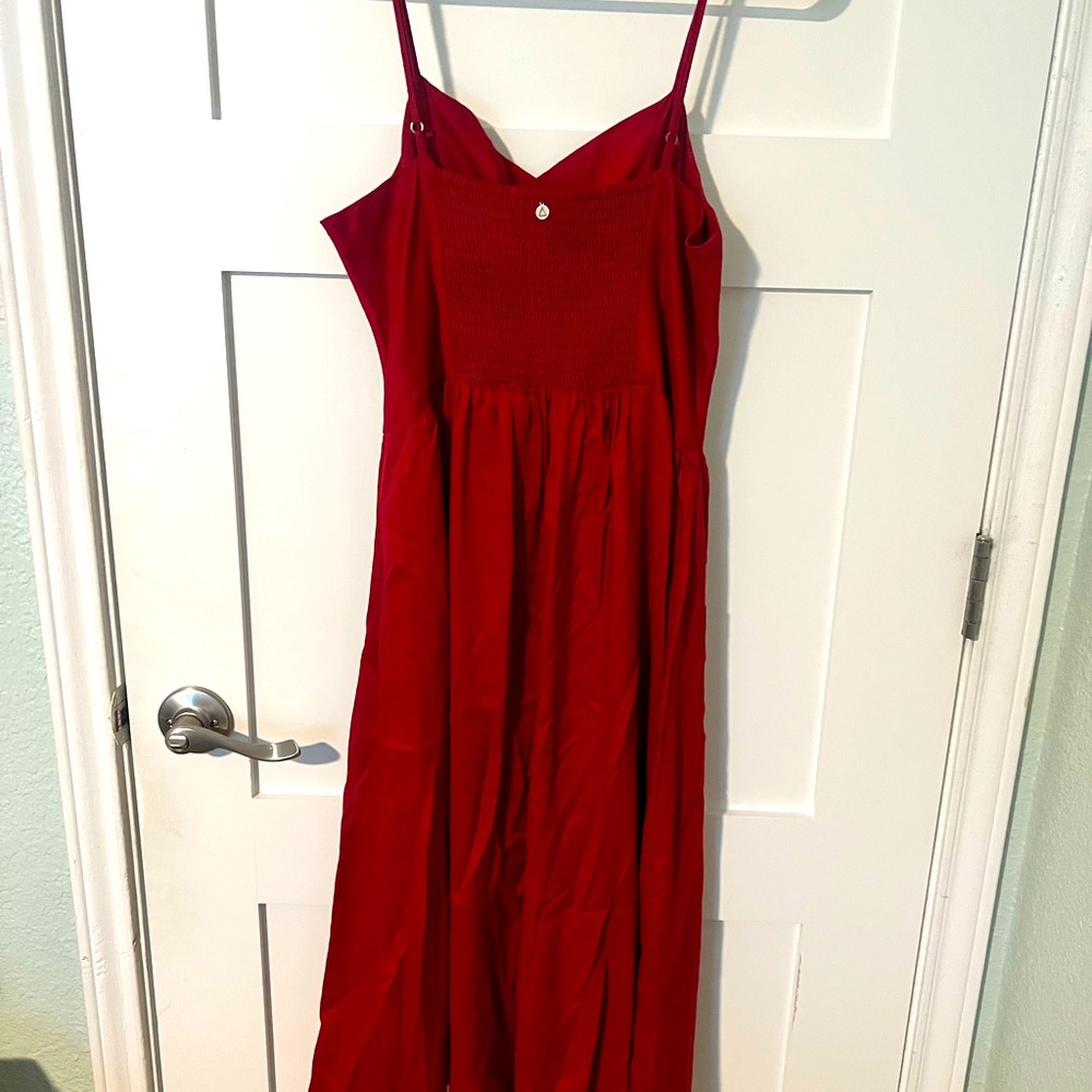 Red dress
